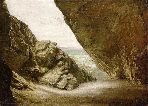 Edward John Poynter Cave At Tintagel Sketch For Cave Of The Storm
