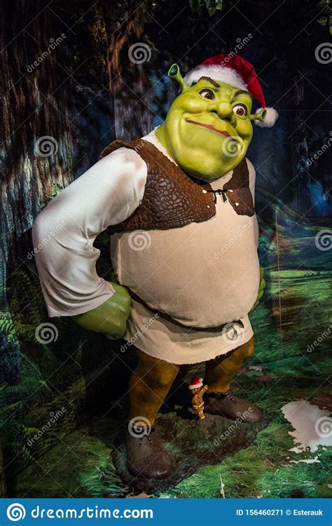 Shrek Wax Statue Editorial Photo Image Of Dreamworks 156460271