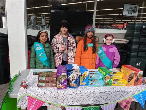 Acton Boxborough Girl Scout Troops Taking Cookie Orders