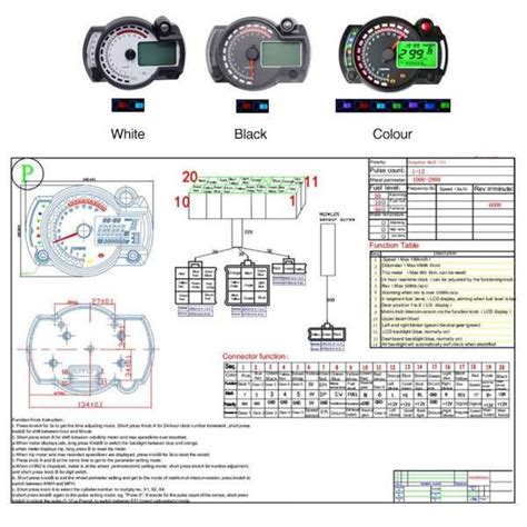 Innoglow Motorcycle Tachometer Wiring Diagram
