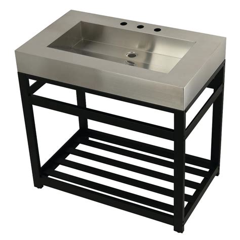 A new bathroom vanity from bathroom vanity store will add character to your home, providing your bathroom with style, while offering practicality and functionality too. Kingston Brass 37 in. W Bath Vanity in Matte Black with ...