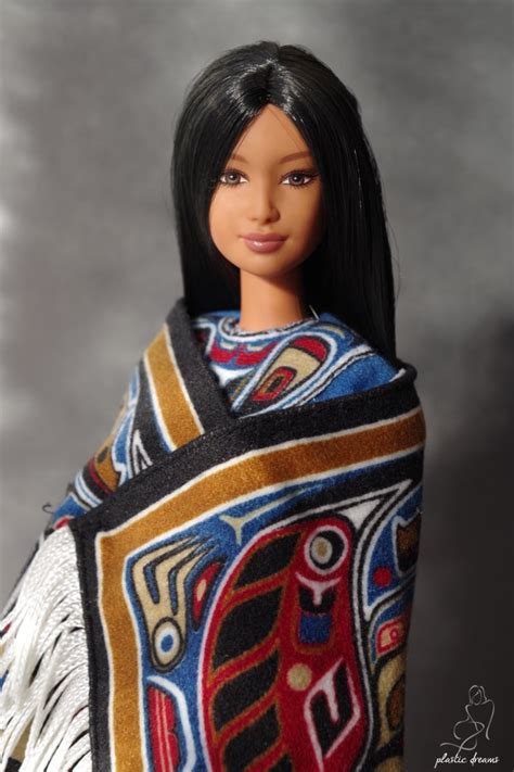 plastic dreams barbie et miniatures northwest coast native american barbie doll