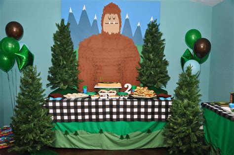 Bigfoot Themed Birthday Party Decor Ideas Planning Styling