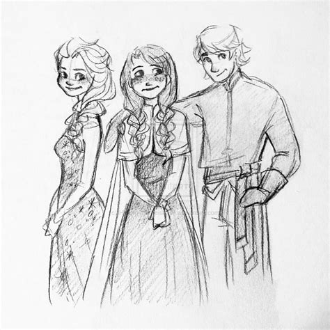 Elsa Anna And Kristoff Frozen Fan Art Fanpop Page