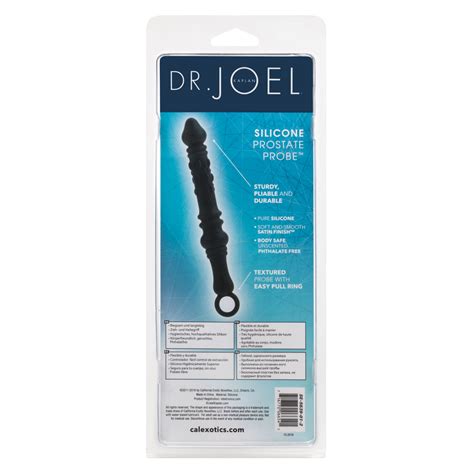 California Exotic Novelties Dr Joel Kaplan Silicone Prostate Probe Black