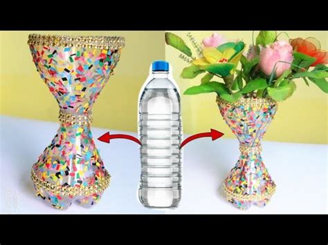 Best Out Of Waste Plastic Flower Vaseplastic Bottle Craft Ideasdiy