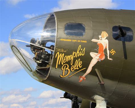 Memphis Belle Nose Art Photograph By Robert J Bourke Pixels