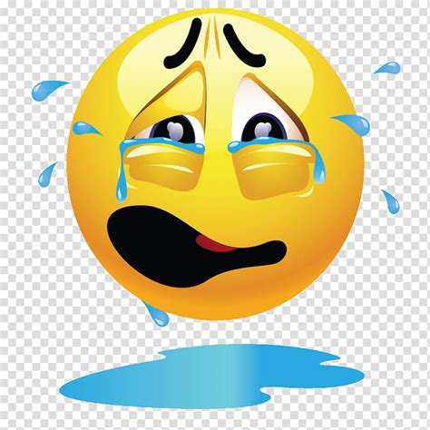 Happy Face Emoji Emoticon Smiley Crying Face With