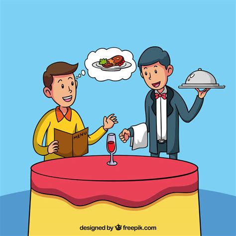 动画卡通漫画人物在餐厅正在点餐的动作 漫品狗 Mg动画短片素材 Flash源文件 动漫矢量图免费素材网