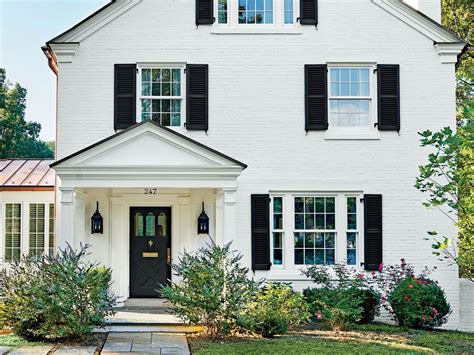 The Best Front Door Paint Colors For White Houses According To