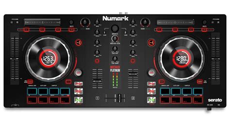 Neu Numark Mixtrack Platinum Controller für Serato DJ LAB