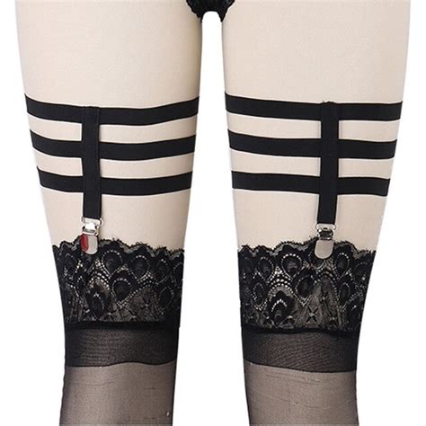 Leg Garter Belt Fetish Rivet Harajuku Body Harness Wedding Garter Pole Dance Body Stocking Belt