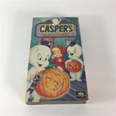 Caspers Halloween Cartoon Special 1992 Mca Vhs Ft Fright Day