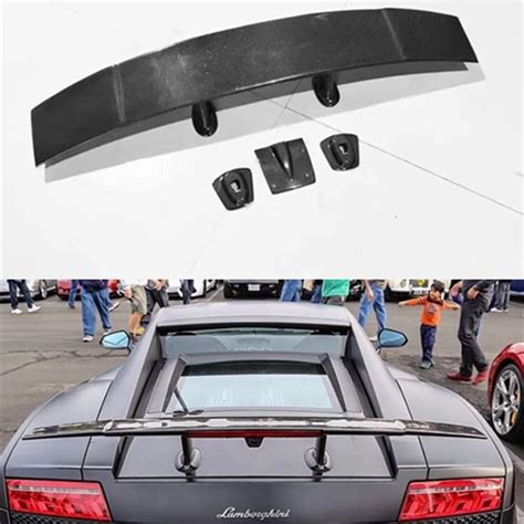 Carbon Fiber Car Rear Wing Trunk Lip Spoilers For Lamborghini Gallardo