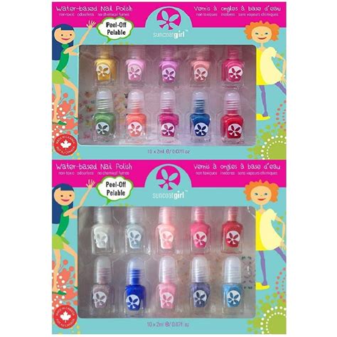 Suncoat New Girls Nail Polish Sets For Kids Super Party Pack 20