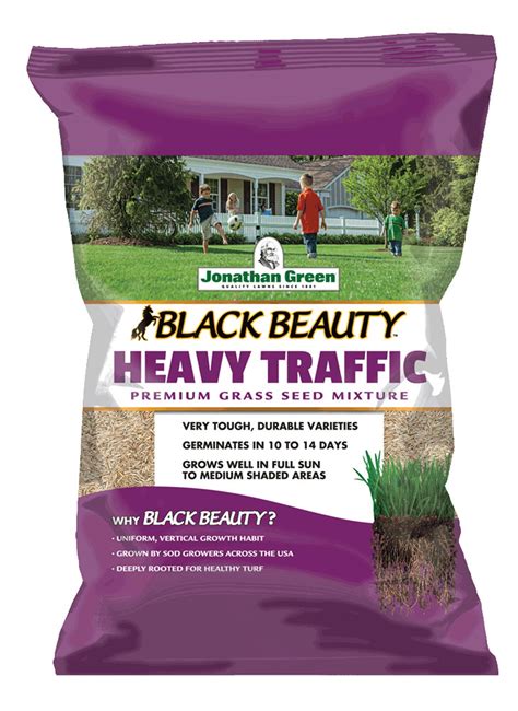 Jonathan Green Black Beauty Heavy Traffic Lawn Fescue Grass Seed Lb Bag Walmart Com