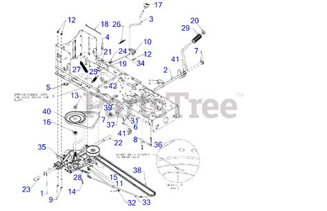 Huskee Lt4200 Drive Belt Replacement Diagram Niche Ideas