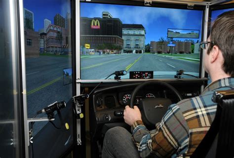 Driving Simulator Used To Help Learn How The Visually Impaired Can