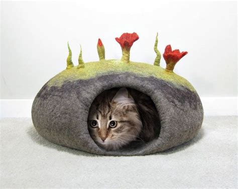 How To Make Felted Cat Caves Ebook Downloadable Tutorial Pdf Felt Cat