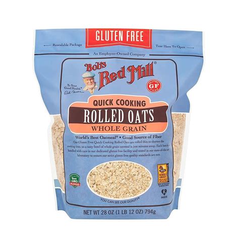 Recipe by john ettinger of portland oregon. Bob's Red Mill Gluten Free Quick Cooking Rolled Oats - 28 Oz - Pack of 4 | Bobs red mill gluten ...