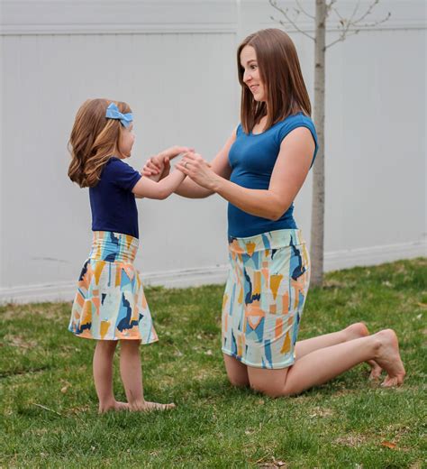 Mommy And Me Outfits Mother Daughter Matching Skirts Mothers Day