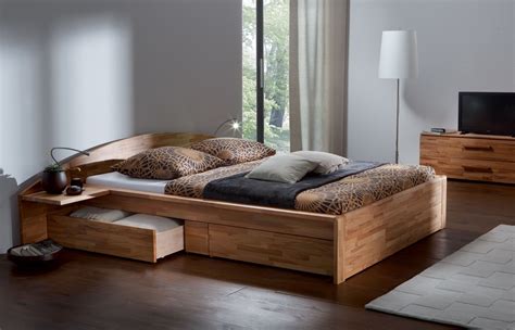 Platform Bed With Drawers Bed Frame With Drawers Solid Wood Platform