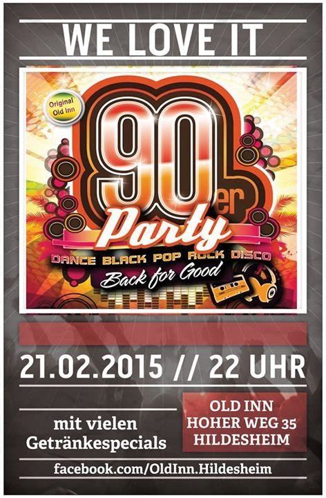 Gothic, industrial, electro, ebm, darkwave und mittelalter veranstaltungen. Party - ♫ ♫ WE LOVE IT - DIE 90er PARTY ♫ ♫ - Old Inn in ...