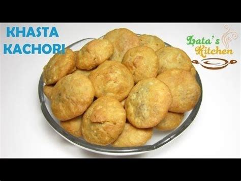 Khasta Kachori Recipe Video Urad Dal Kachori Indian Vegetarian