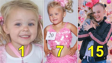 Jojo Siwa 🎀 Transformation 🎀 From 1 To 15 Years Old Youtube