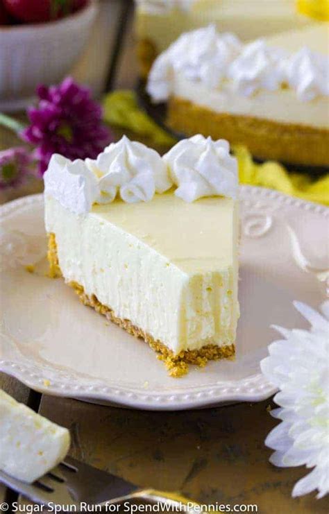 No Bake Lemon Jello Cheesecake Cool Whip