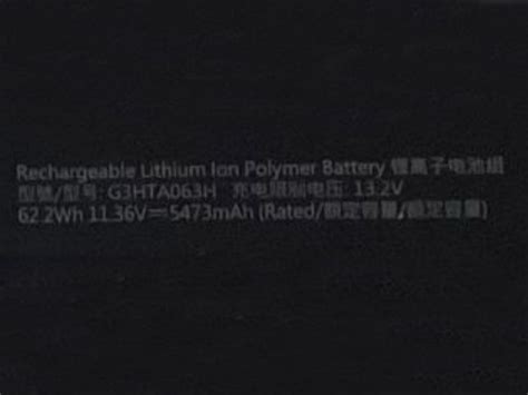 Microsoft G3hta062h Replacement Battery Shop