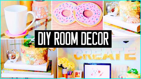 Diy Room Decor Desk Decorations Cheap And Cute Projects Youtube