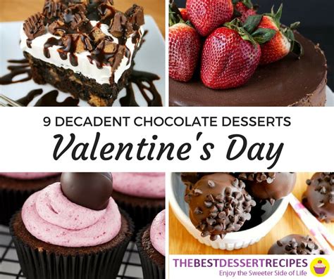 9 Decadent Chocolate Desserts For Valentines Day Recipechatter
