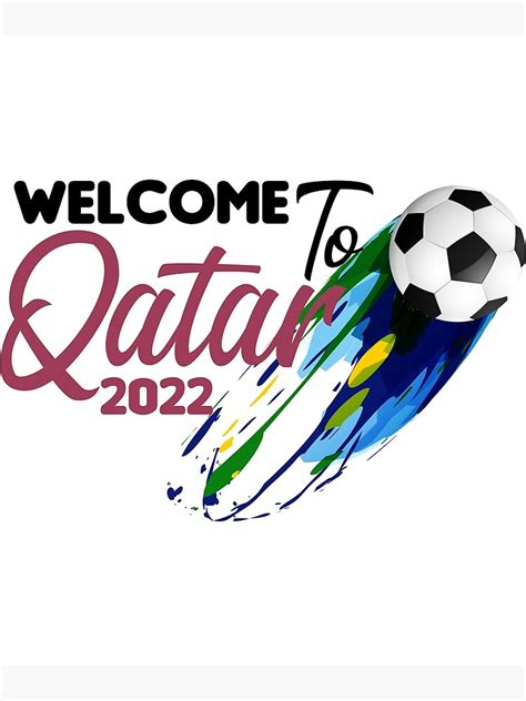 Qatar World Cup 2022 Poster For Sale By Artdrow Redbubble