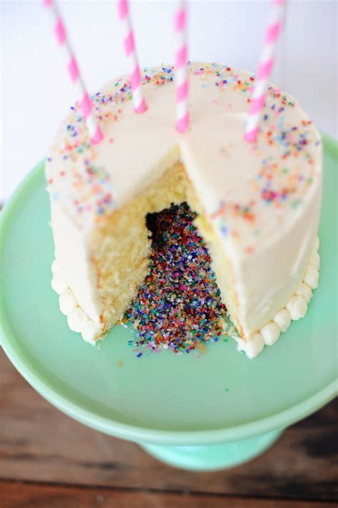 Confetti Cake Sprinkle Filled Cake Diy The Perfect Cake For