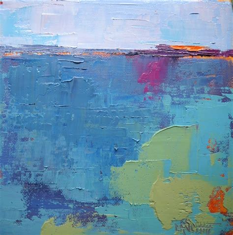 Carol Schiff Daily Painting Studio Abstract Landscape
