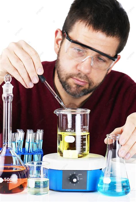 Scientist Mixing Chemicals Liquid Science Tube Photo Background And