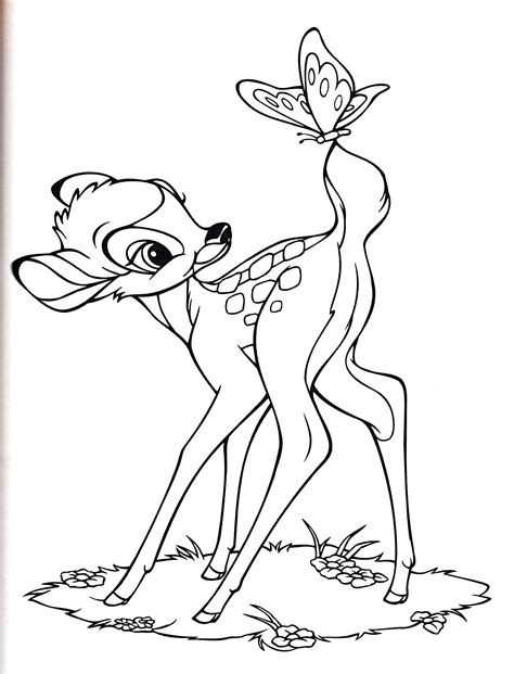 Bambi Coloring Pages At Getdrawings Free Download