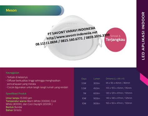 Established in 2008 and located in surabaya. Lampu Philips LED - Meson | DISTRIBUTOR LAMPU PHILIPS ...