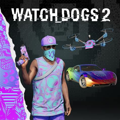 Watchdogs 2 Psychedelic Pack 2016 Box Cover Art Mobygames