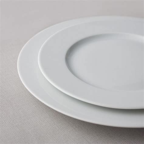 Acheter Assiette Plate Blanche En Porcelaine Eclipse De Guy Degrenne