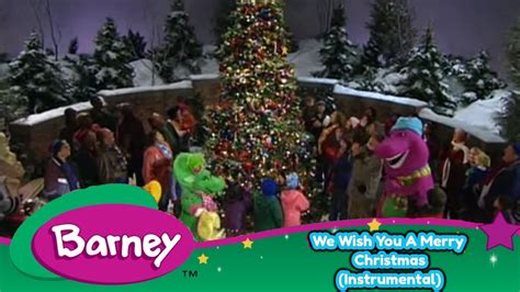 Barney We Wish You A Merry Christmas Instrumental Youtube