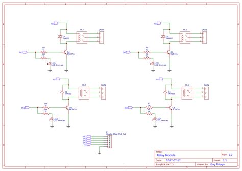 Relay Module Easyeda Open Source Hardware Lab