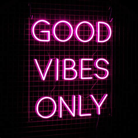 Good Vibes Only Neon Sign By Marvellous Neon
