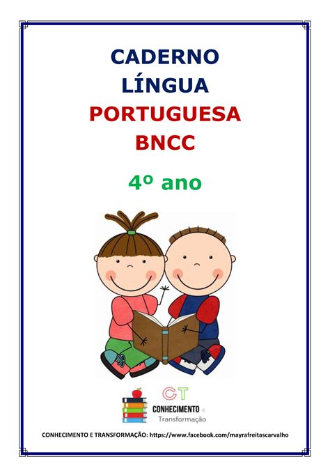 Caderno De Língua Portuguesa 4º Ano Caderno LÕngua Portuguesa Bncc