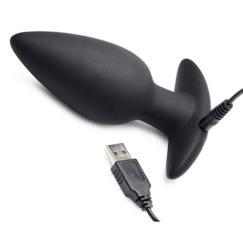 voice activated 10x vibrating butt plug with remote control sex toys at adult empire