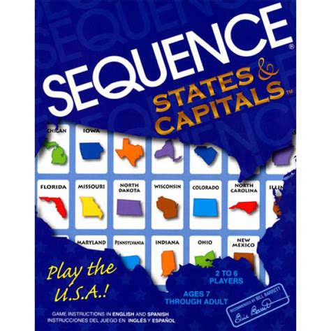 Sequence States And Capitals Learning Game A Mighty Girl