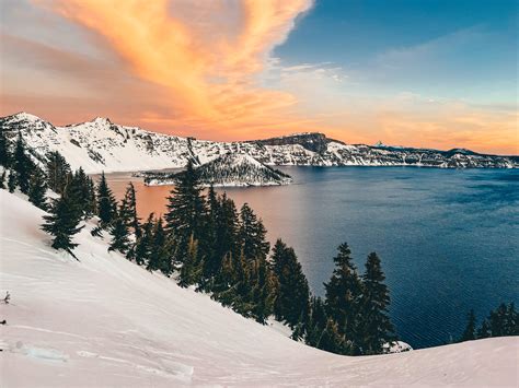 Visiting Crater Lake In The Winter Our Beautahful World