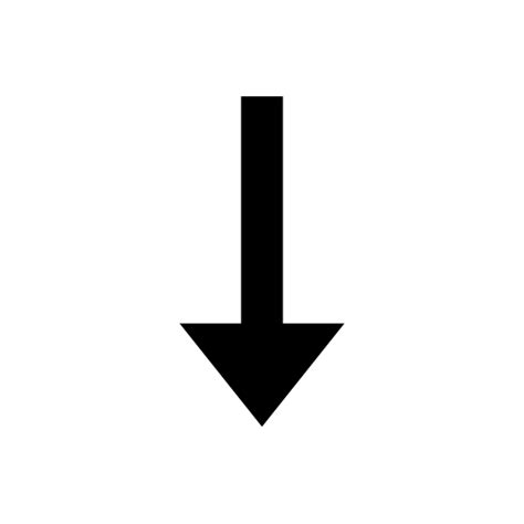 Free Down Arrow Icon Png Vector Pixsector