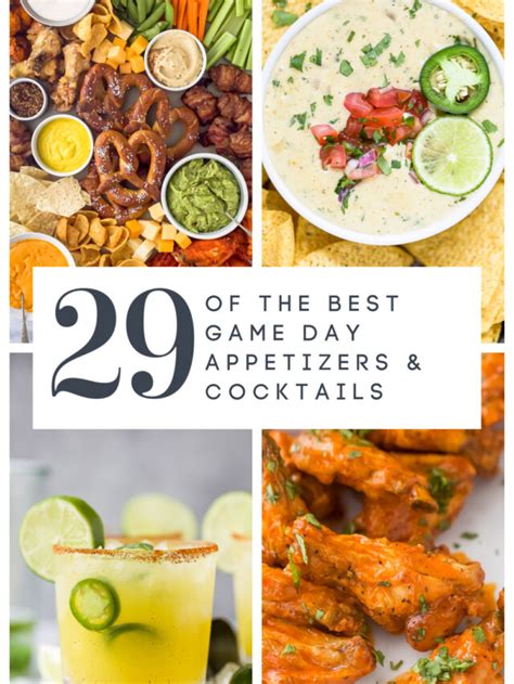 29 Game Day Appetizers And Cocktails Joyful Healthy Eats